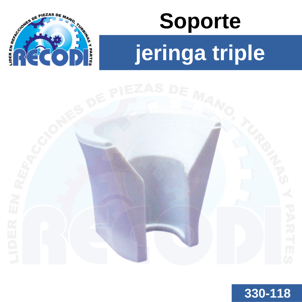 Soporte p/ jeringa triple