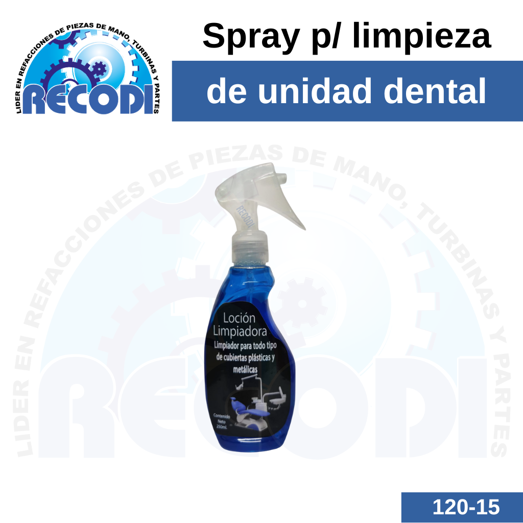 Spray p/ limpieza de unidad dental