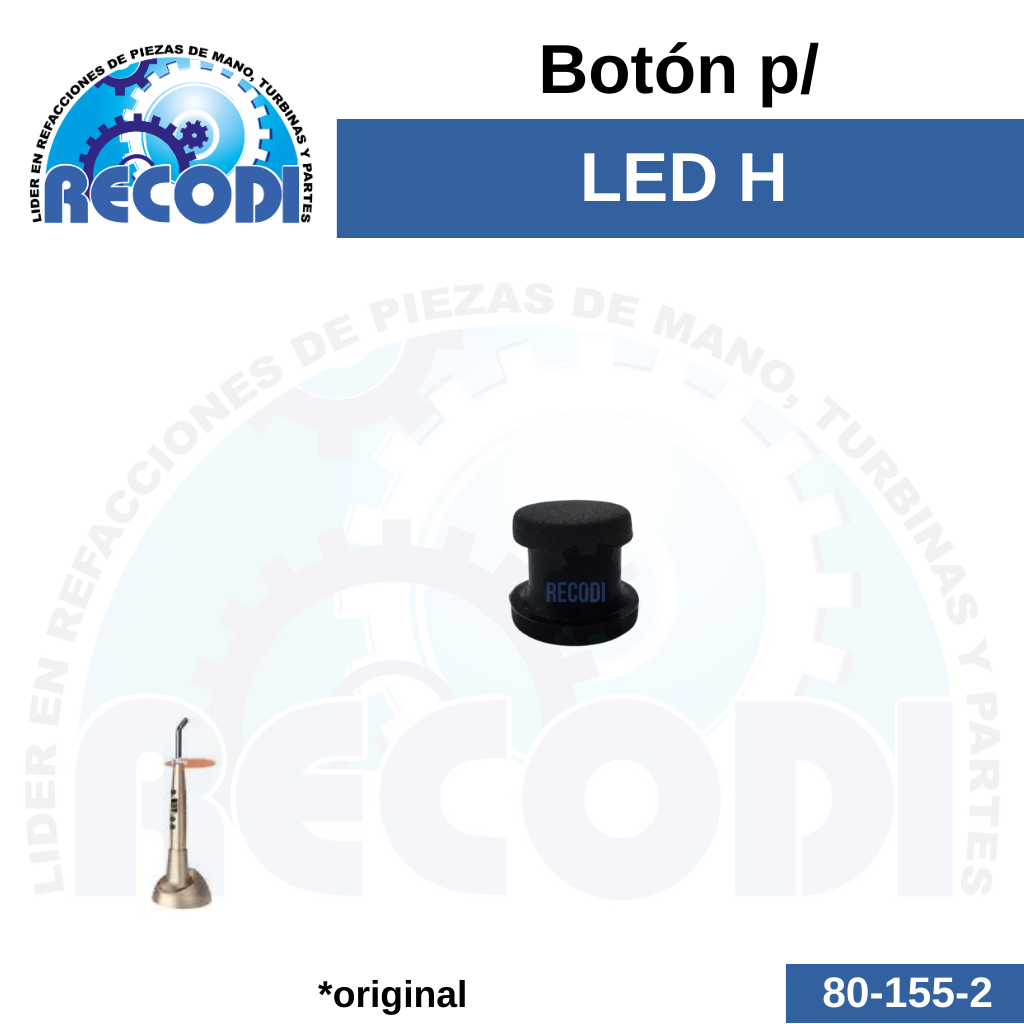 Botón led 001 p/ LED H