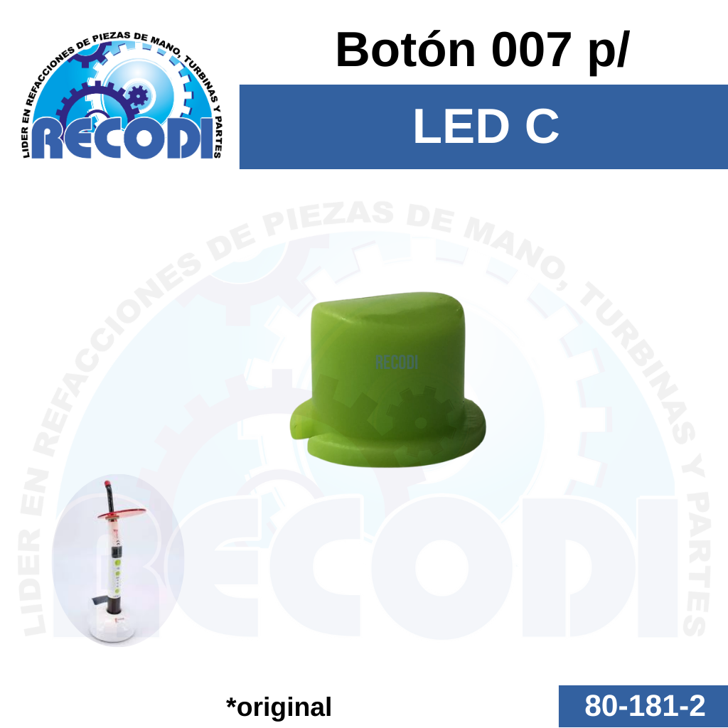 Botón 007 p/ LED C