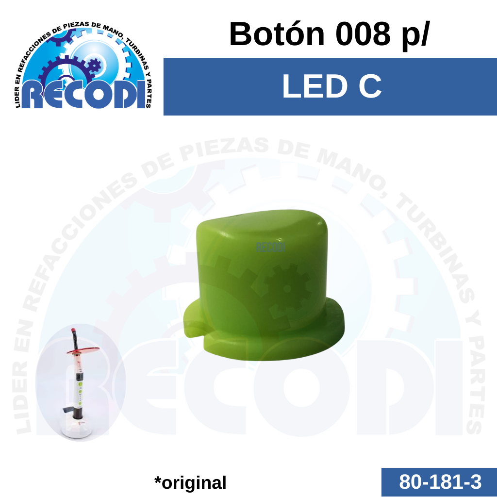 Botón 008 p/ LED C