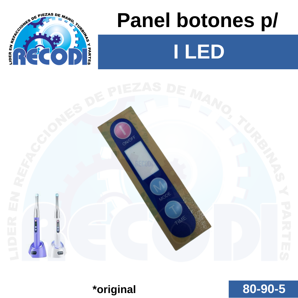 Panel botones p/ I LED