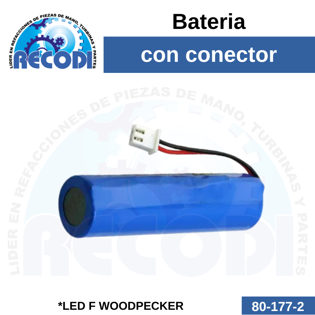 Batería 18650A c/ conector