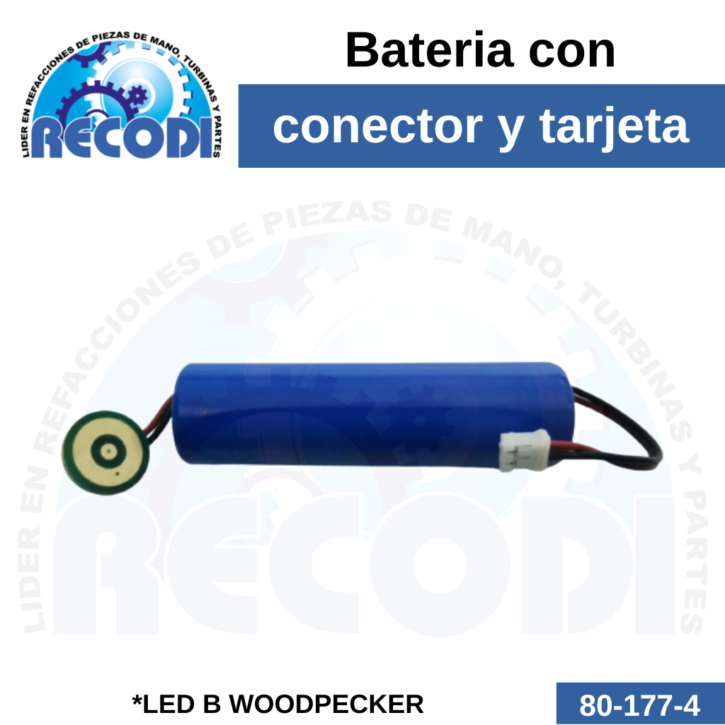 Batería 18650C c/ conector