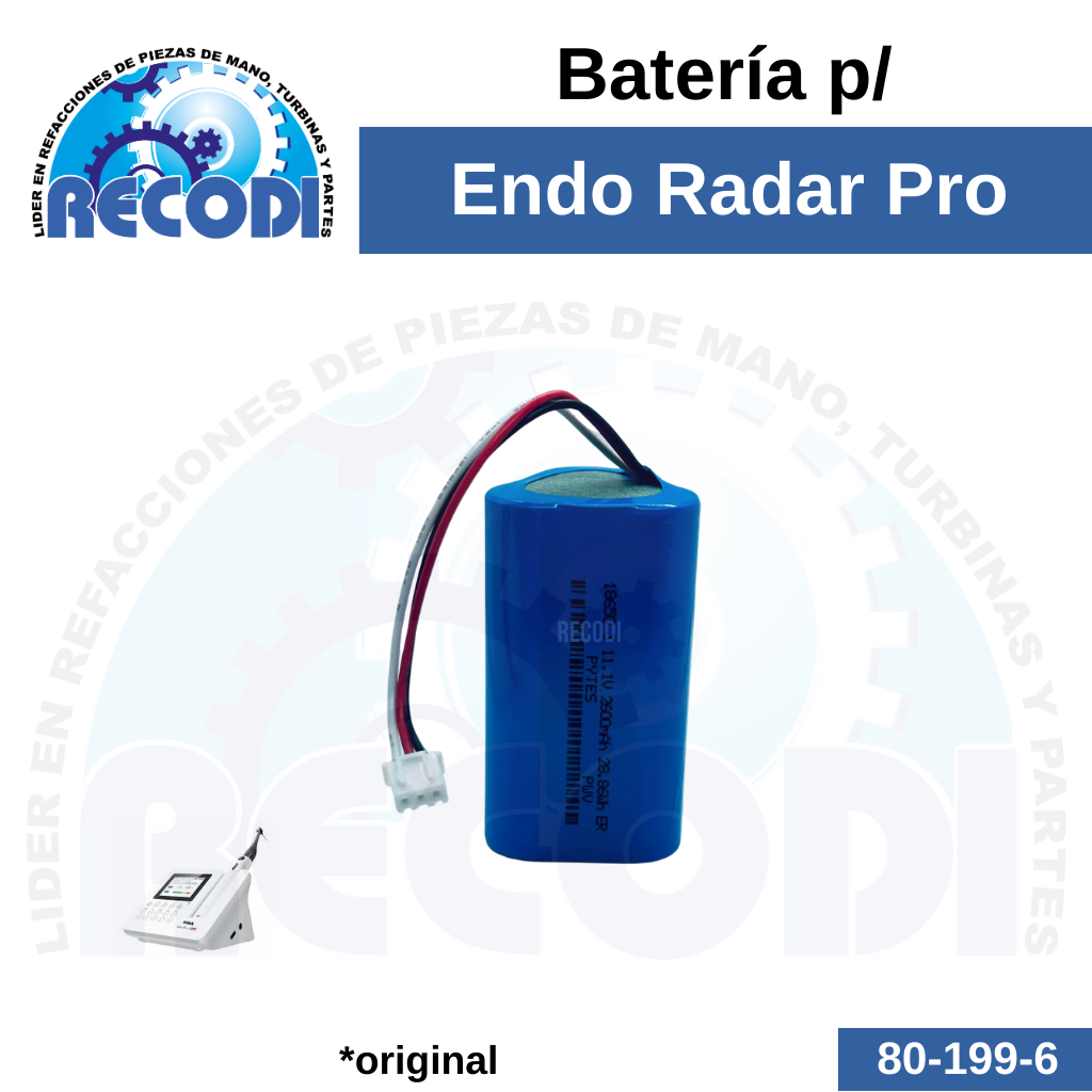 Batería p/ Endo Radar Pro