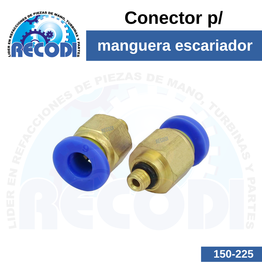 Conector p/ manguera escariador