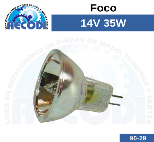 Foco 14v 35w