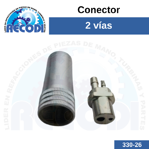 Conector 2 vías