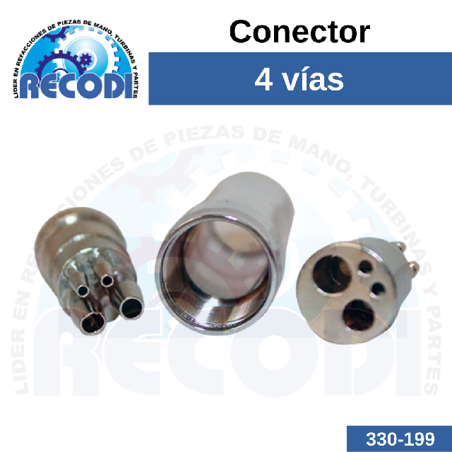 Conector 4 vías