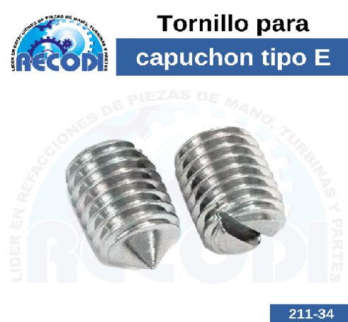 Tornillo capuchon