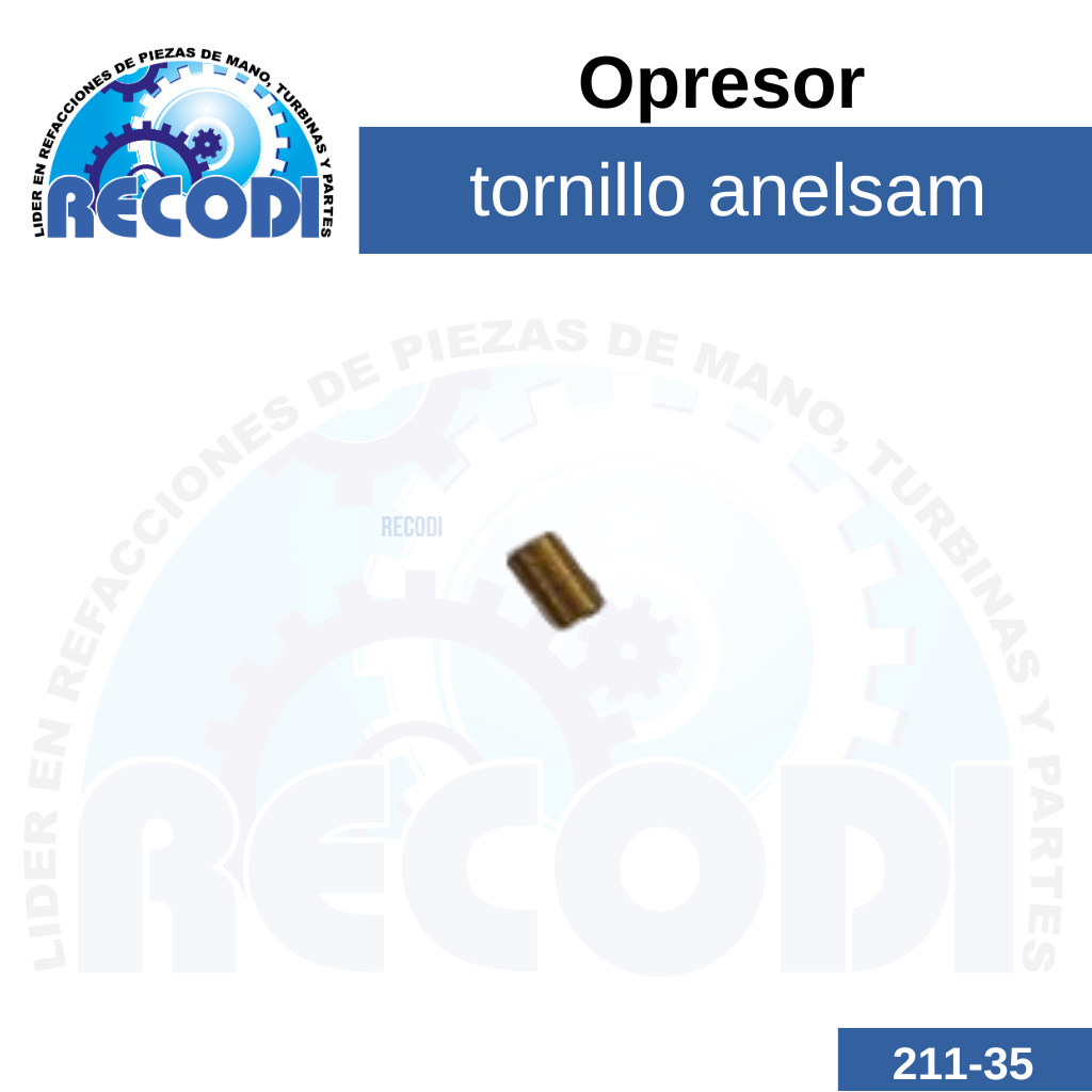 Opresor tornillo