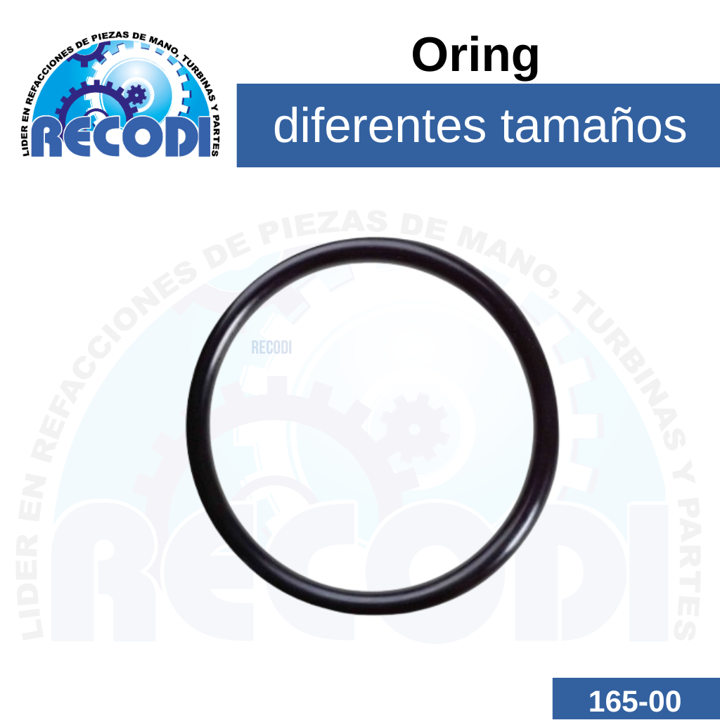 Oring tamaños