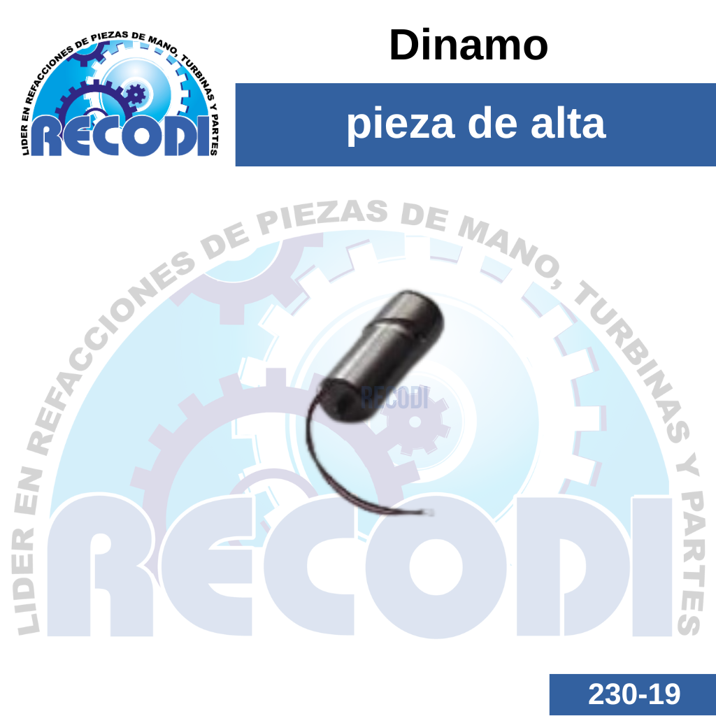 Dinamo pieza de alta