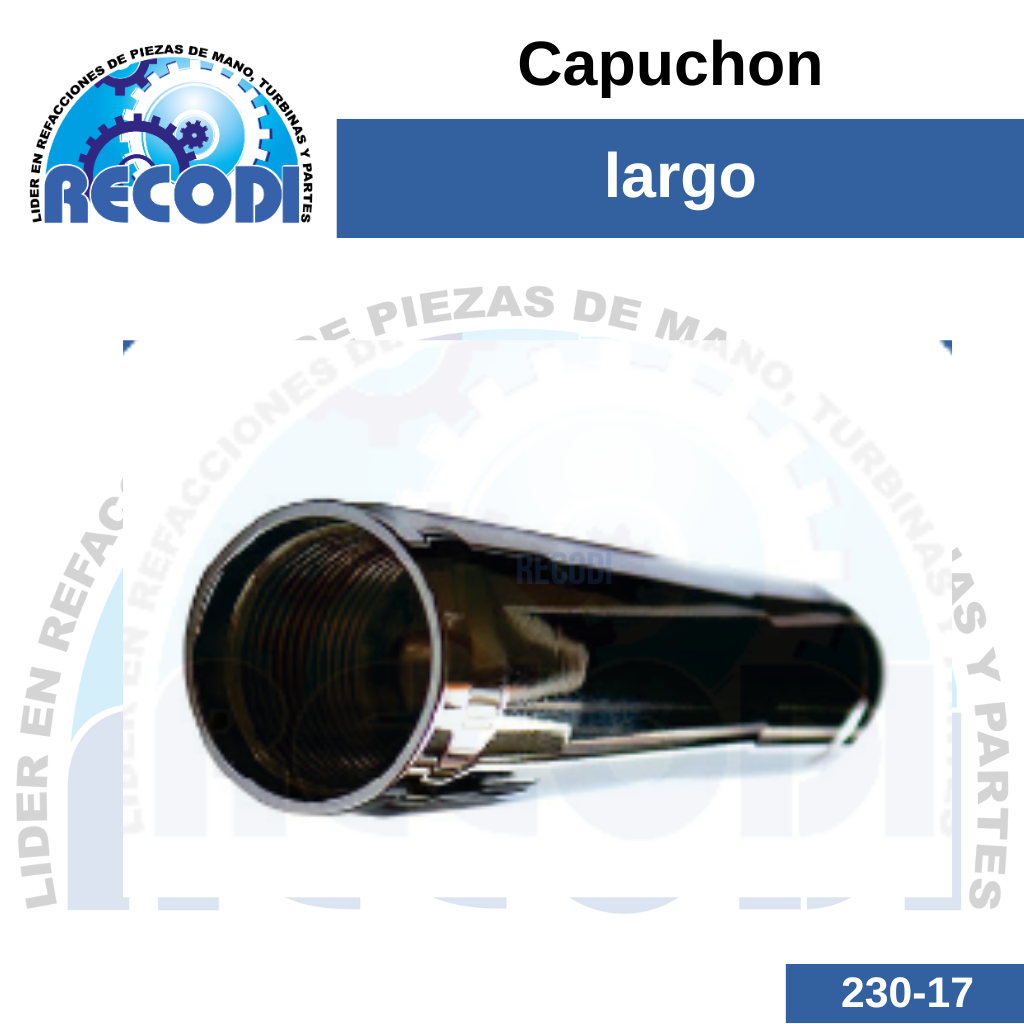 Capuchon largo para conector