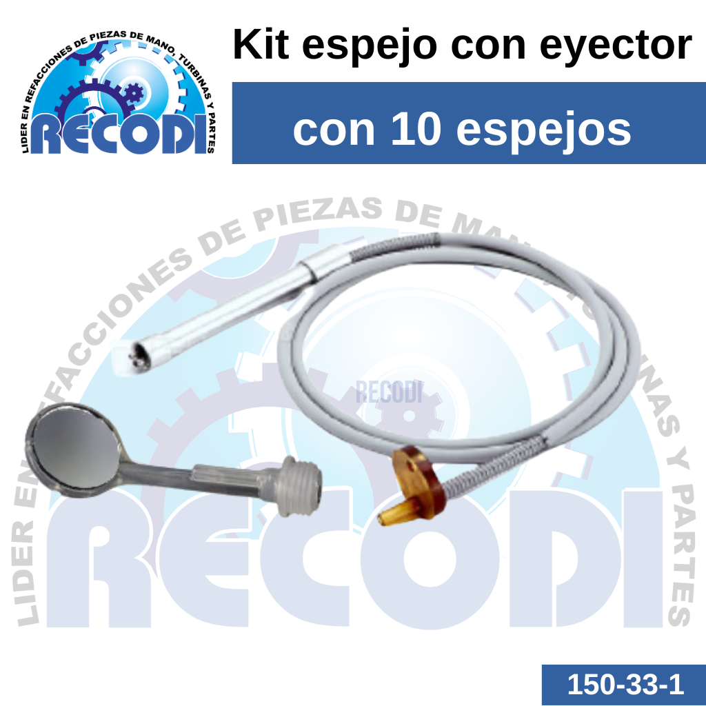 Kit de espejo con eyector