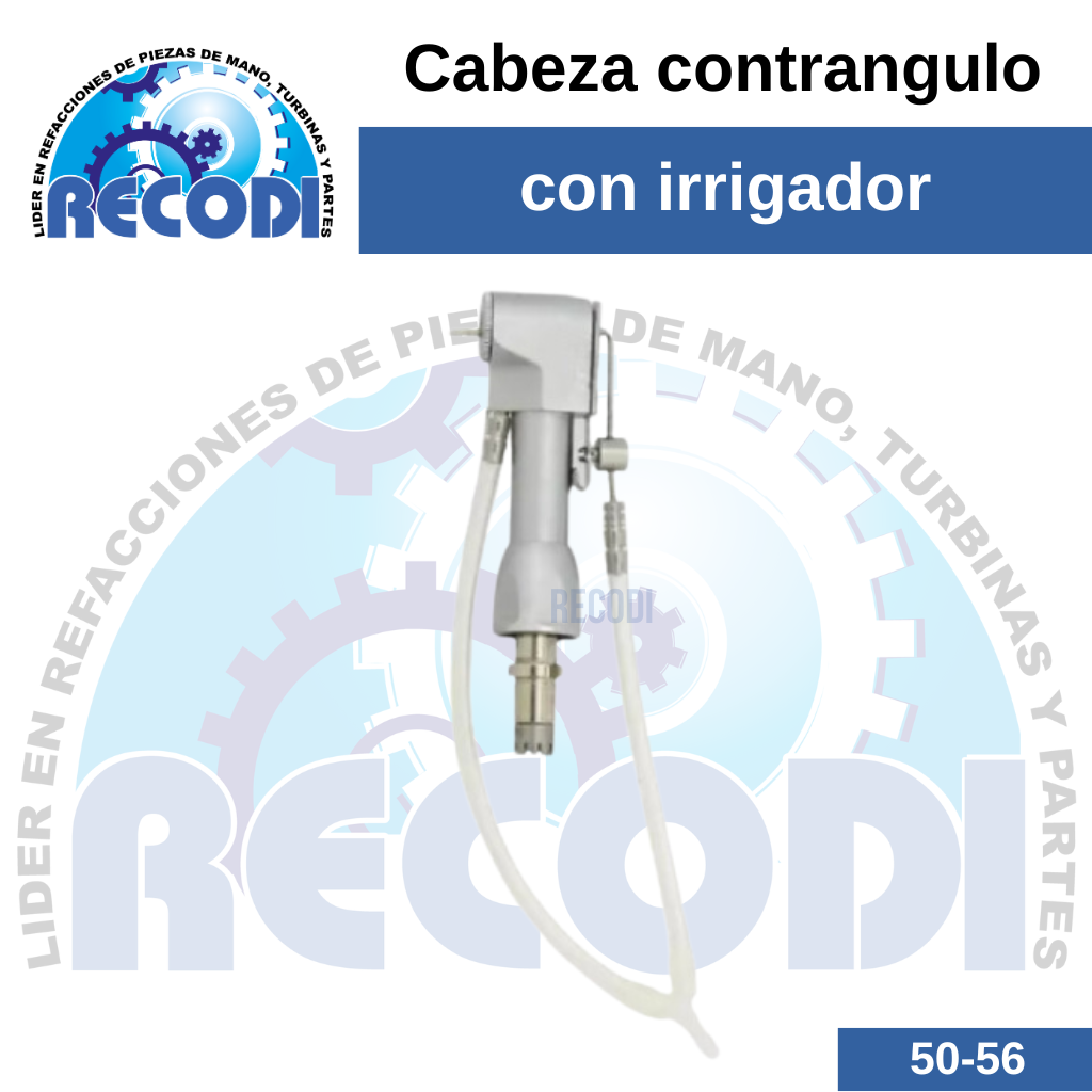 Cabeza contrangulo con irrigador