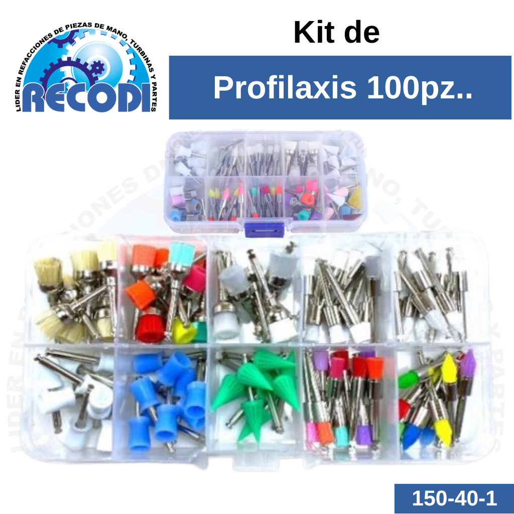 Kit de puntas profilaxis 100pz.
