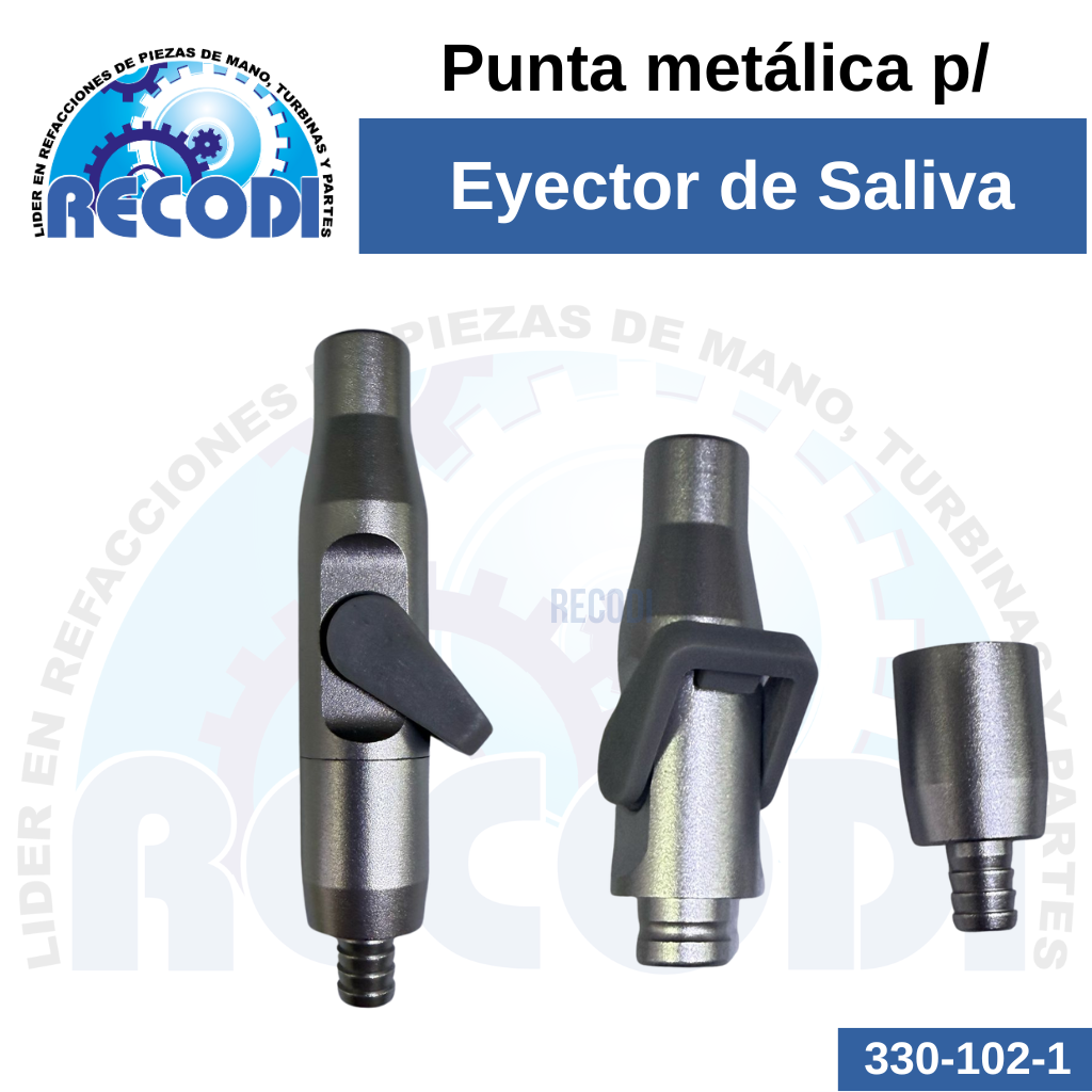 Punta eyector metálica
