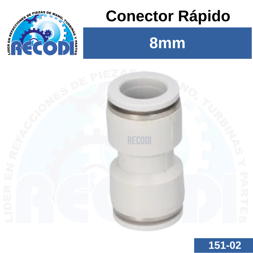 Conector rápido PU8
