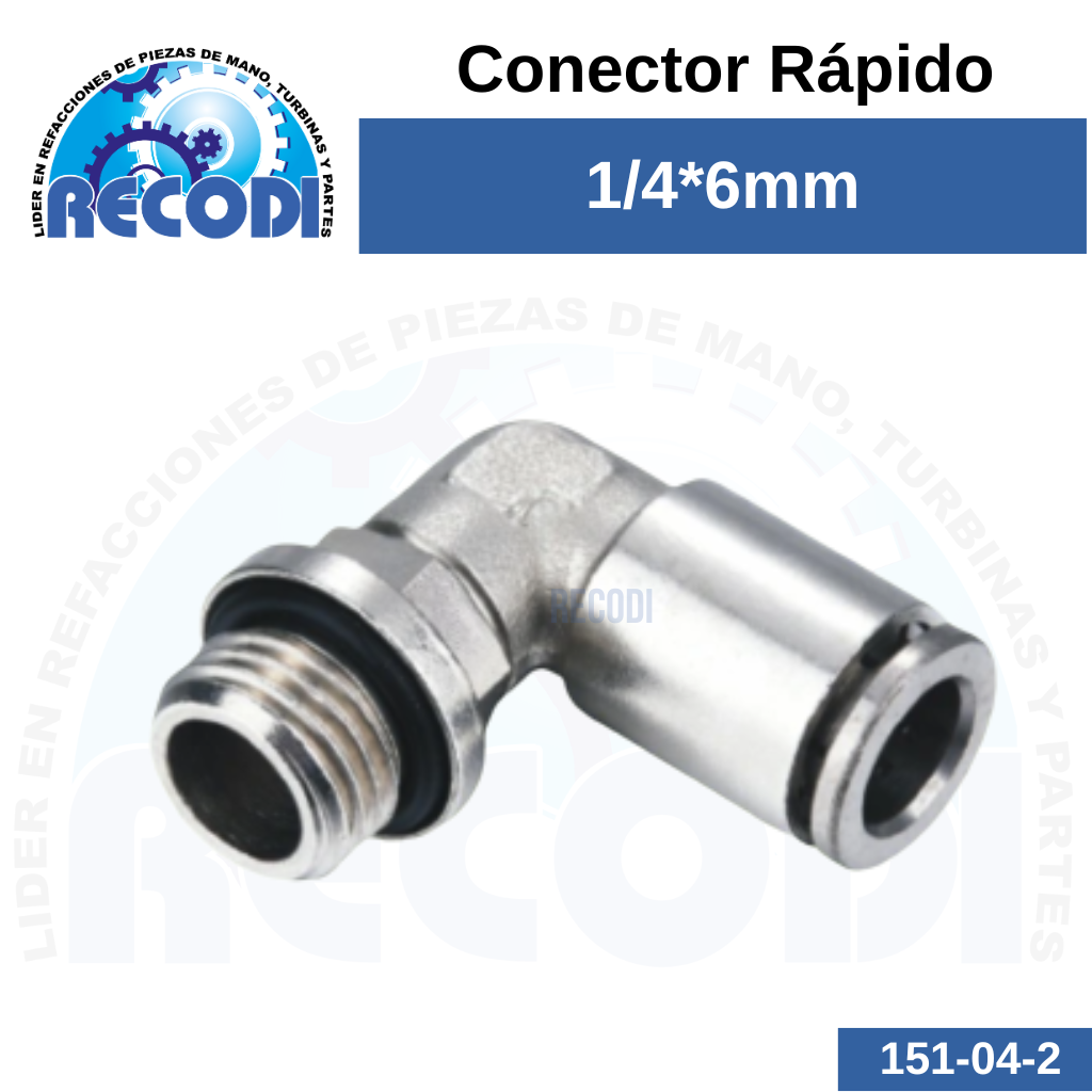 Codo rápido TPL6-1/4G