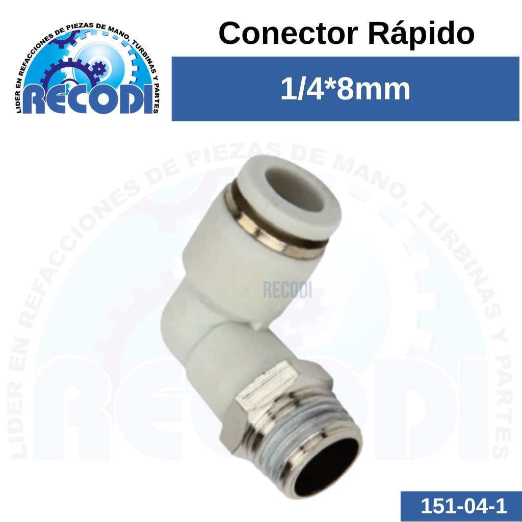 Codo rápido PL8-02G