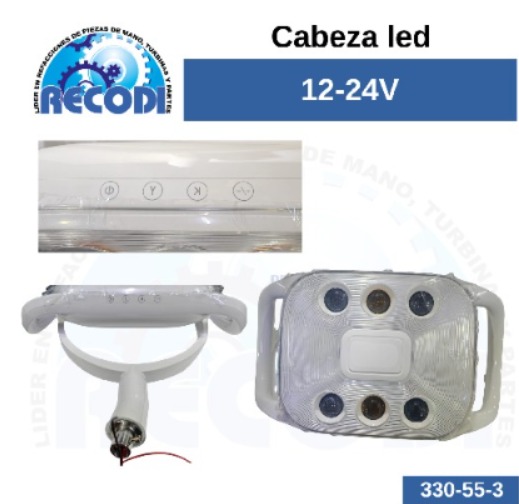 Cabeza 6 led