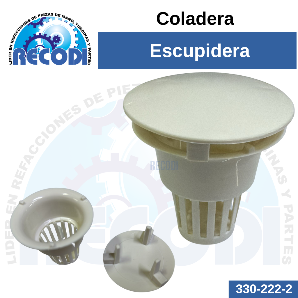 Coladera para escupidera
