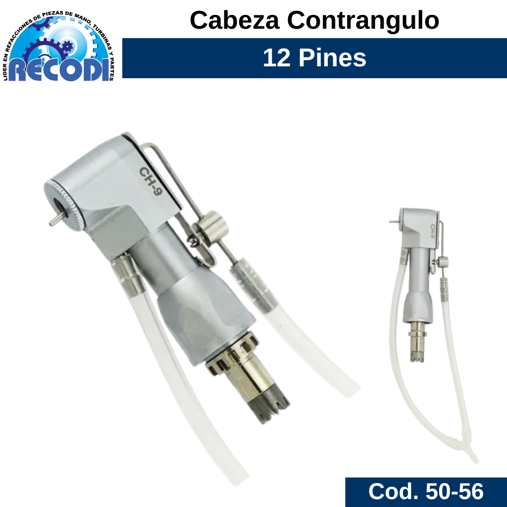 Cabeza contrangulo con irrigador