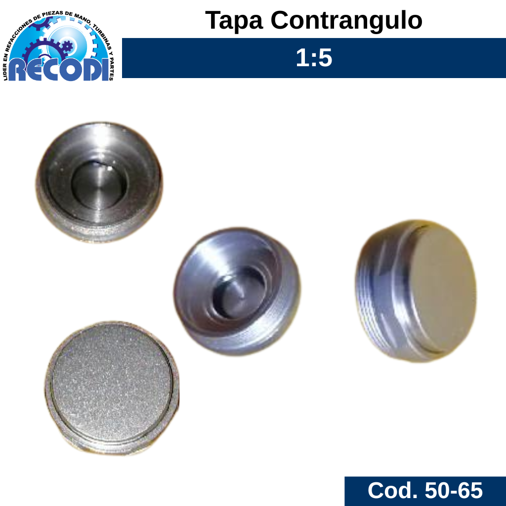 Tapa contrangulo 1:5