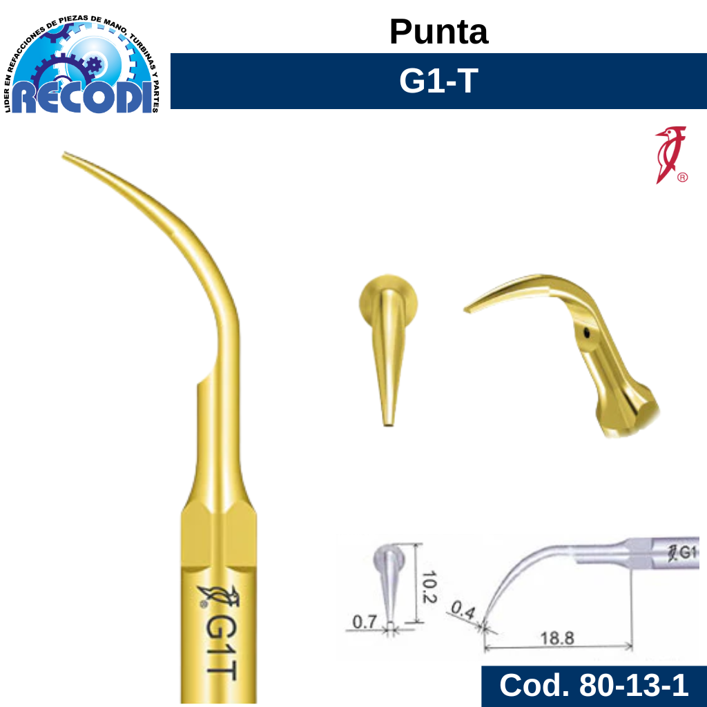 Punta escariador G1T