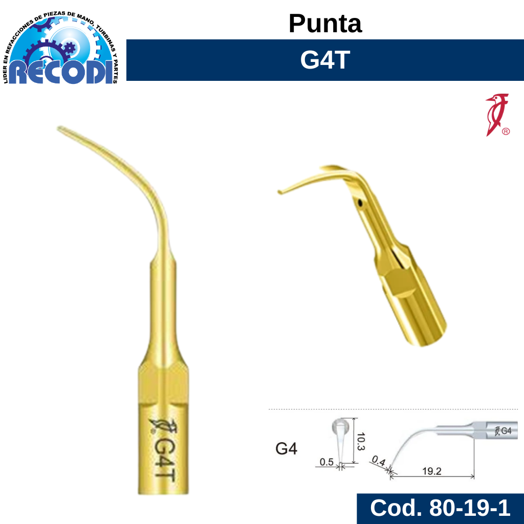 Punta escariador G4T