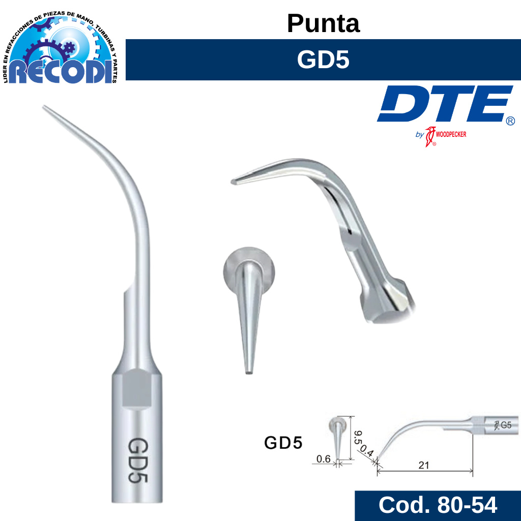 Punta escariador GD5