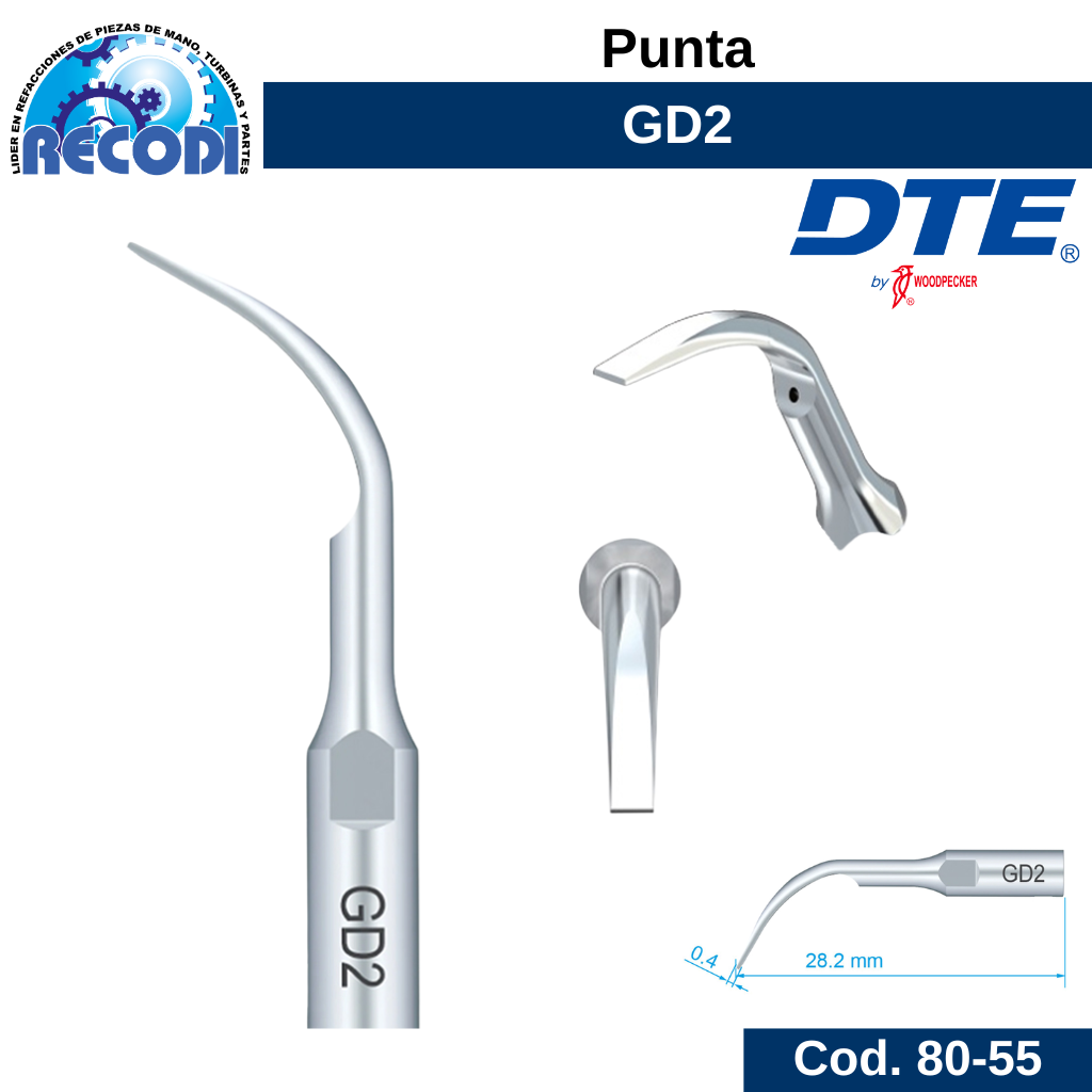 Punta escariador GD2