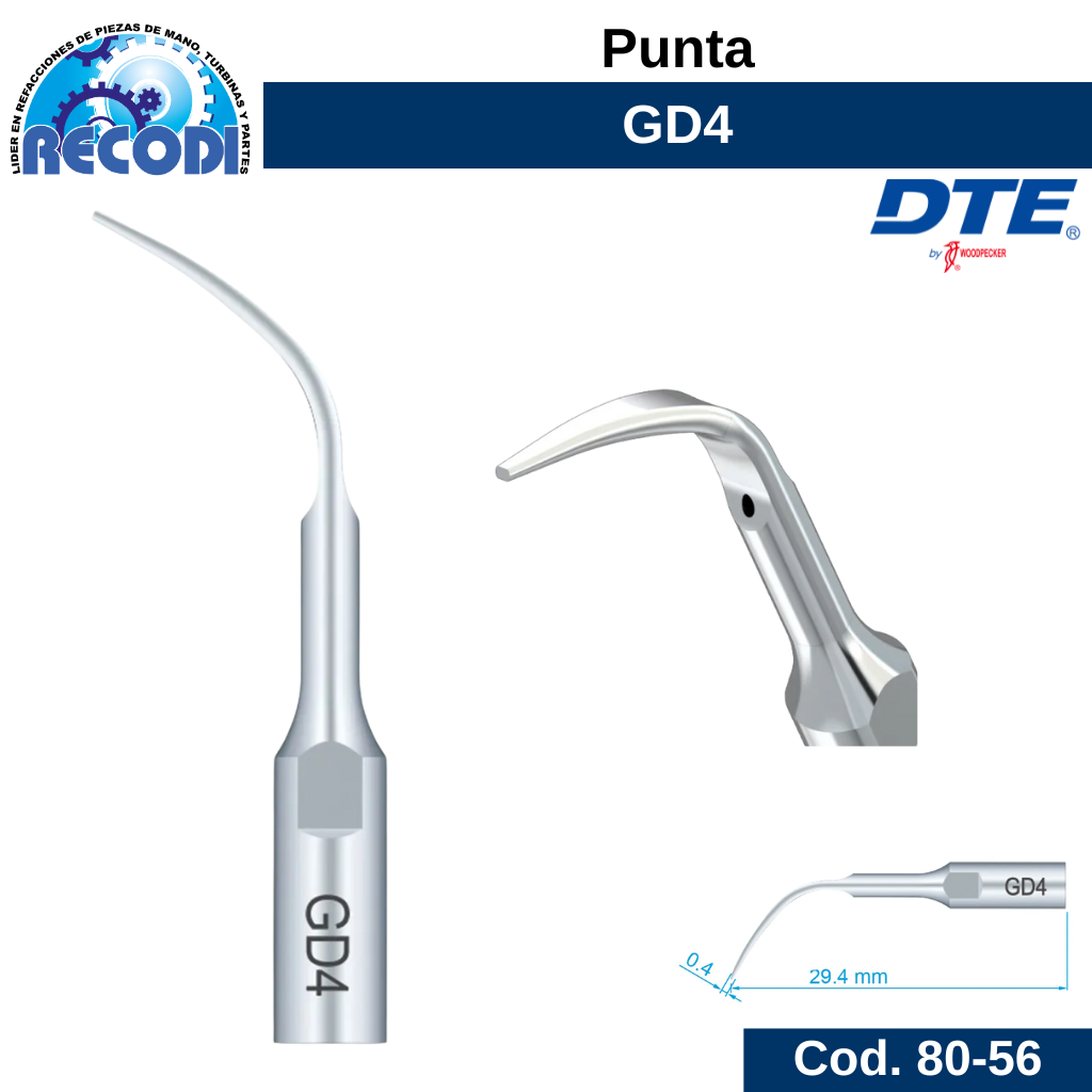Punta escariador GD4