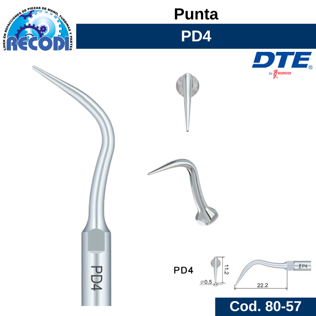 Punta escariador PD4