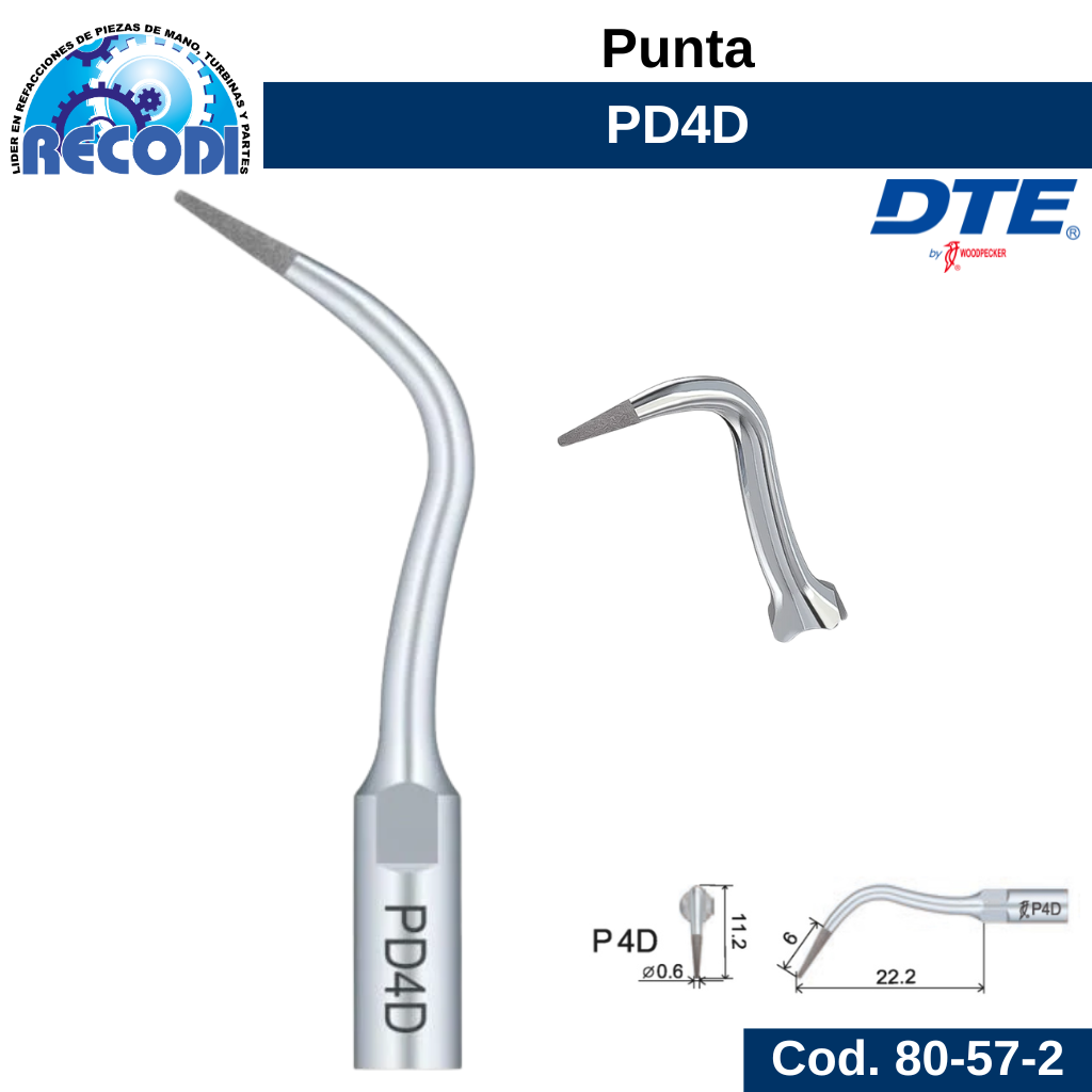 Punta escariador PD4D
