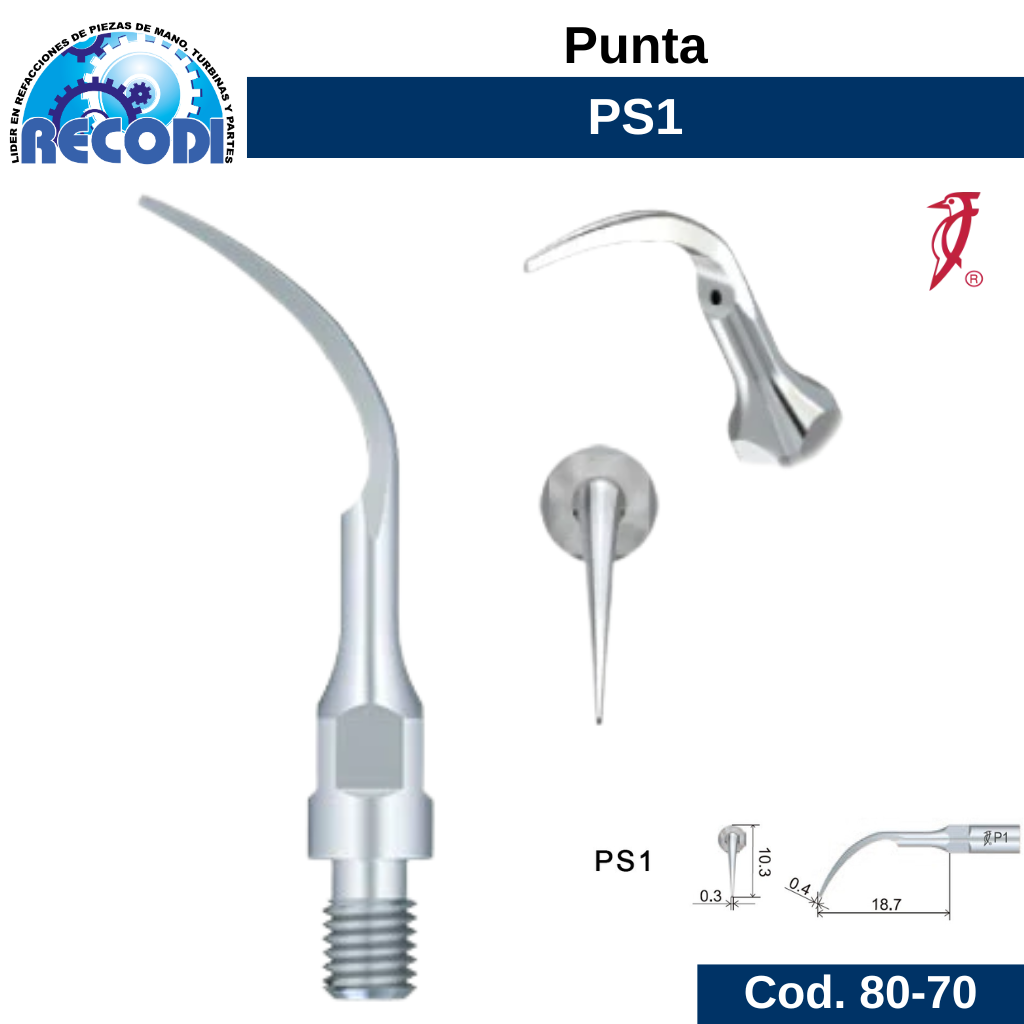 Punta escariador PS1