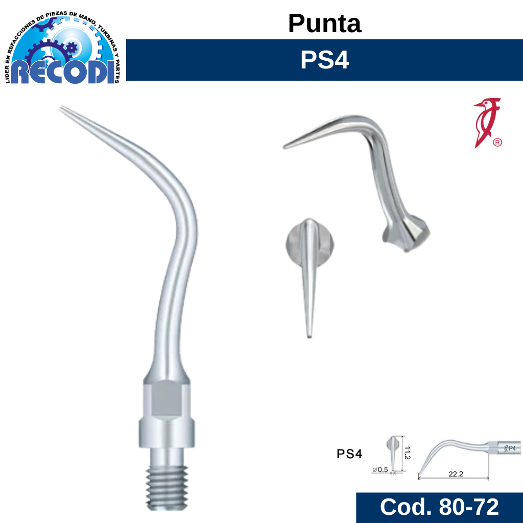 Punta escariador PS4