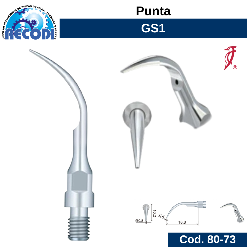 Punta escariador GS1