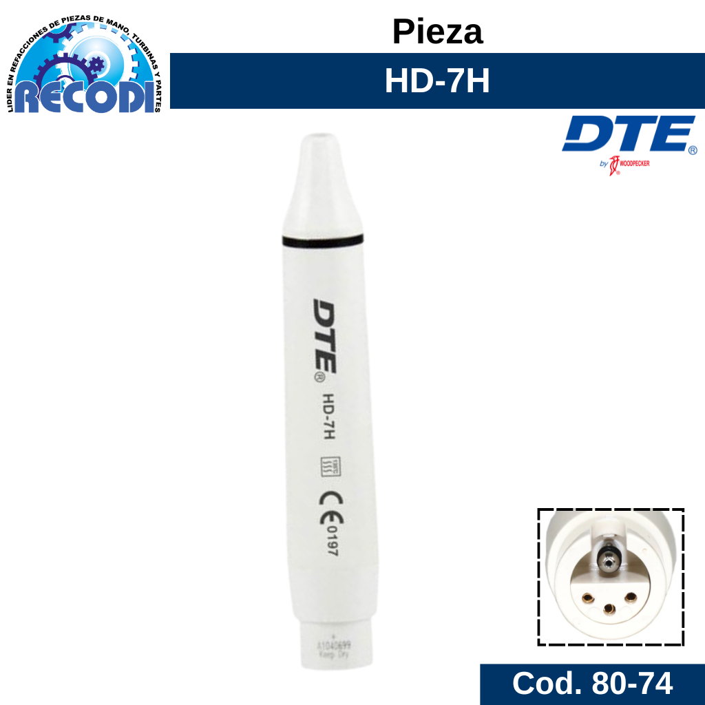 Pieza escariador HD-7H
