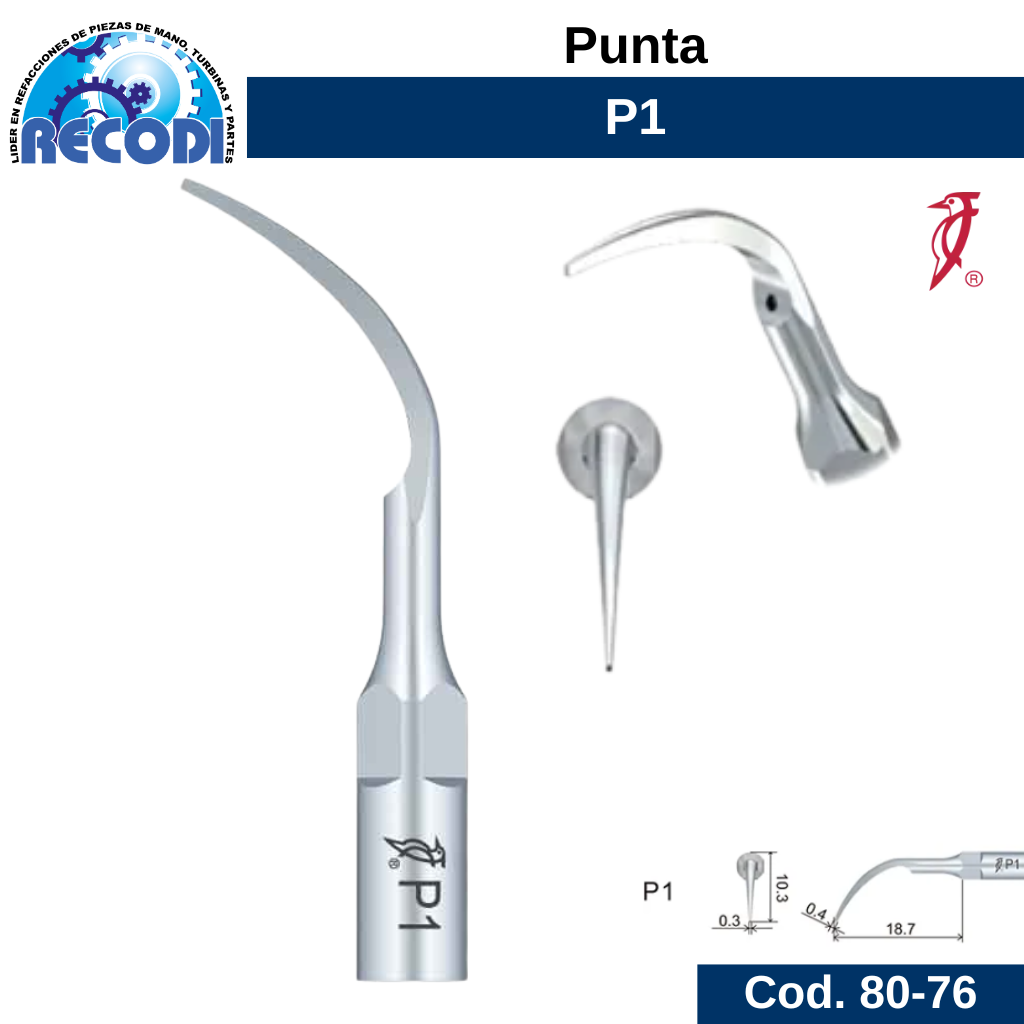 Punta escariador P1