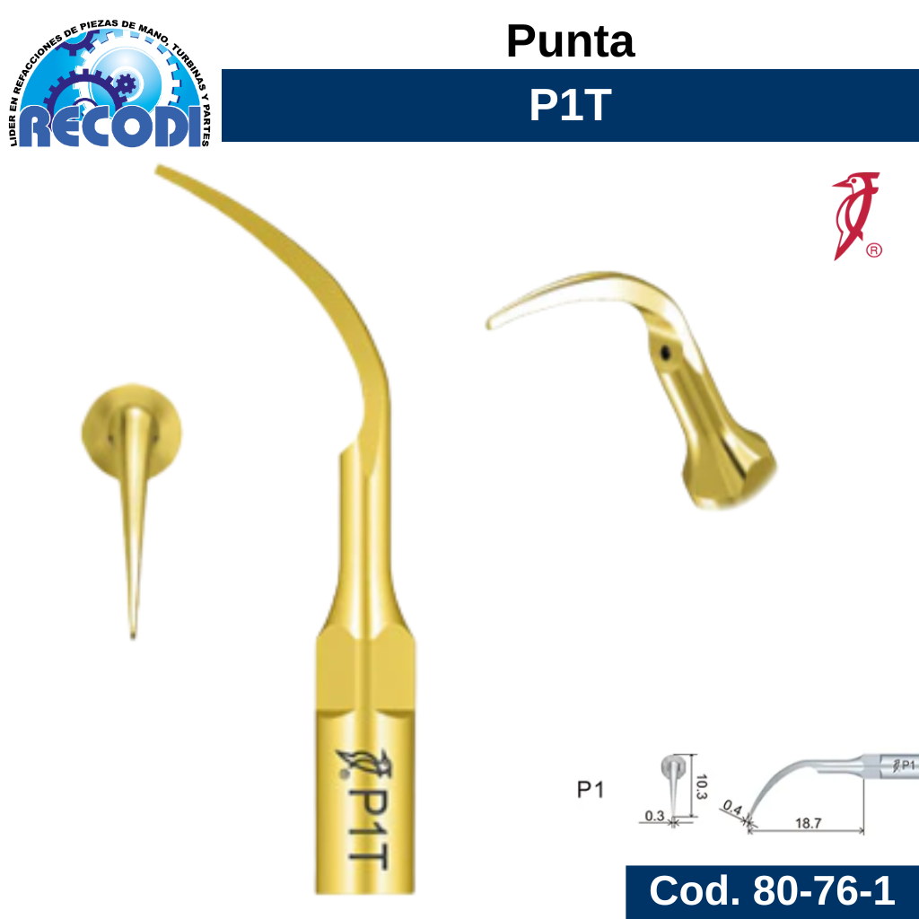 Punta escariador P1T