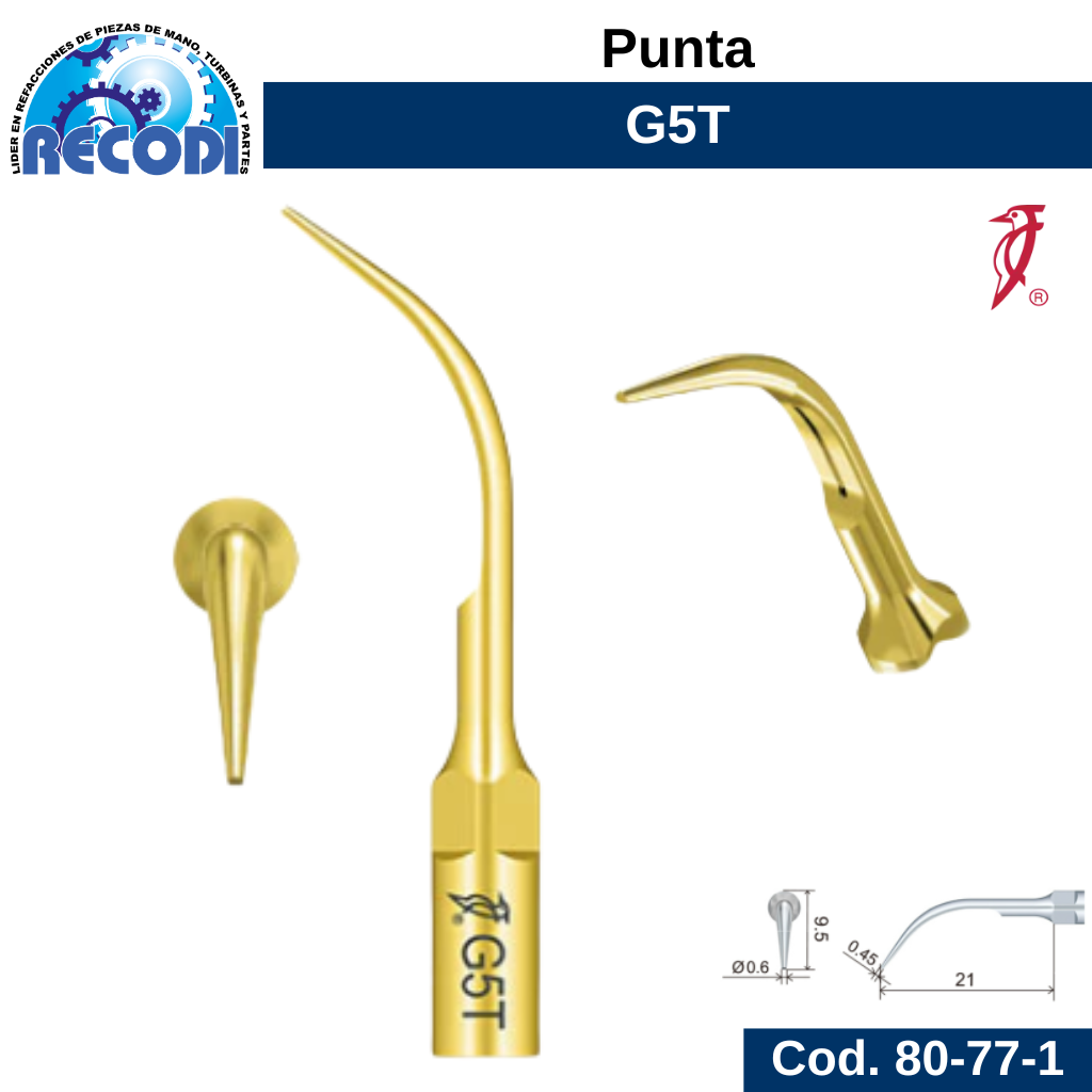 Punta escariador G5T