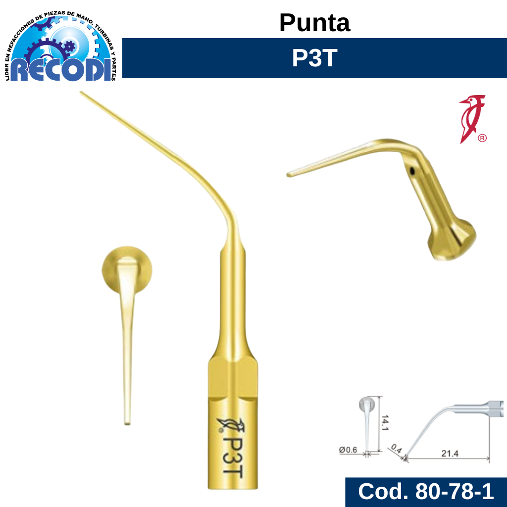 Punta escariador P3T