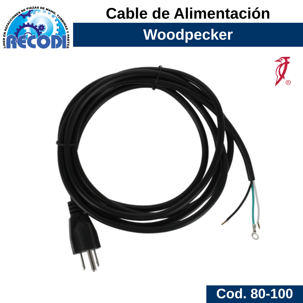 Cable alimentación p/ escariador