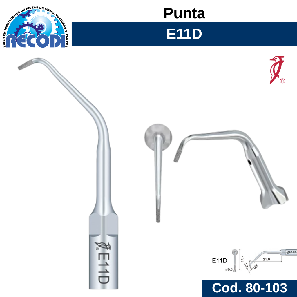 Punta escariador E11D