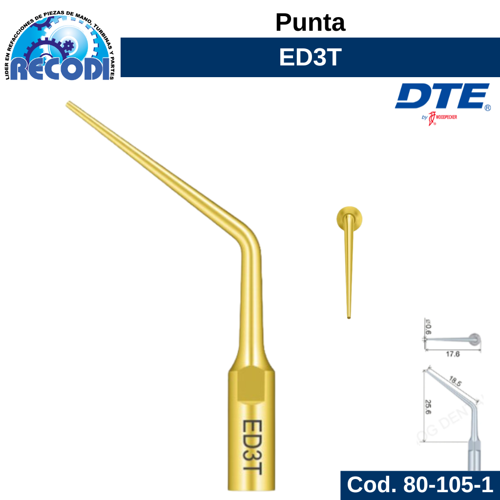 Punta escariador ED3T