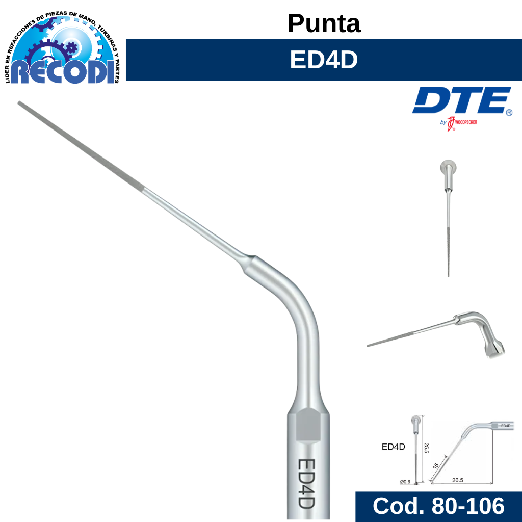 Punta escariador ED4D