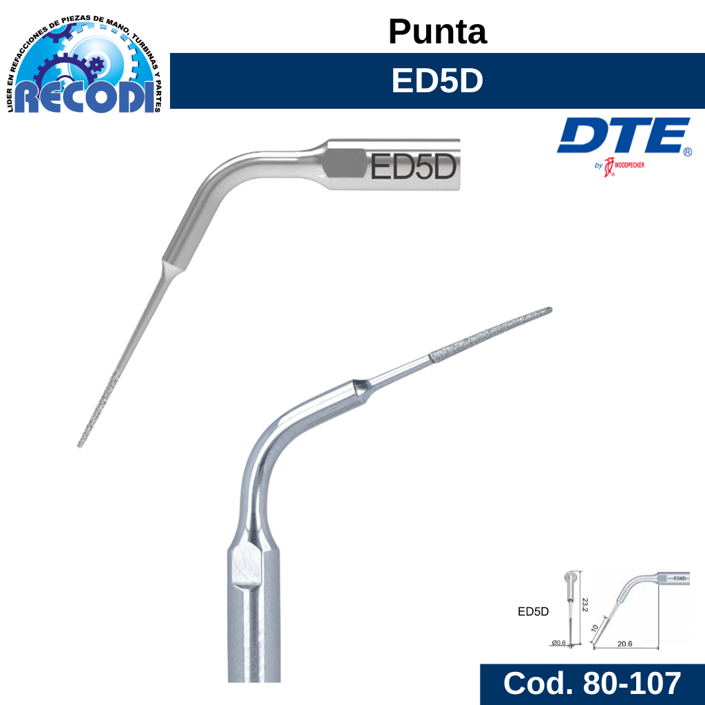 Punta escariador ED5D