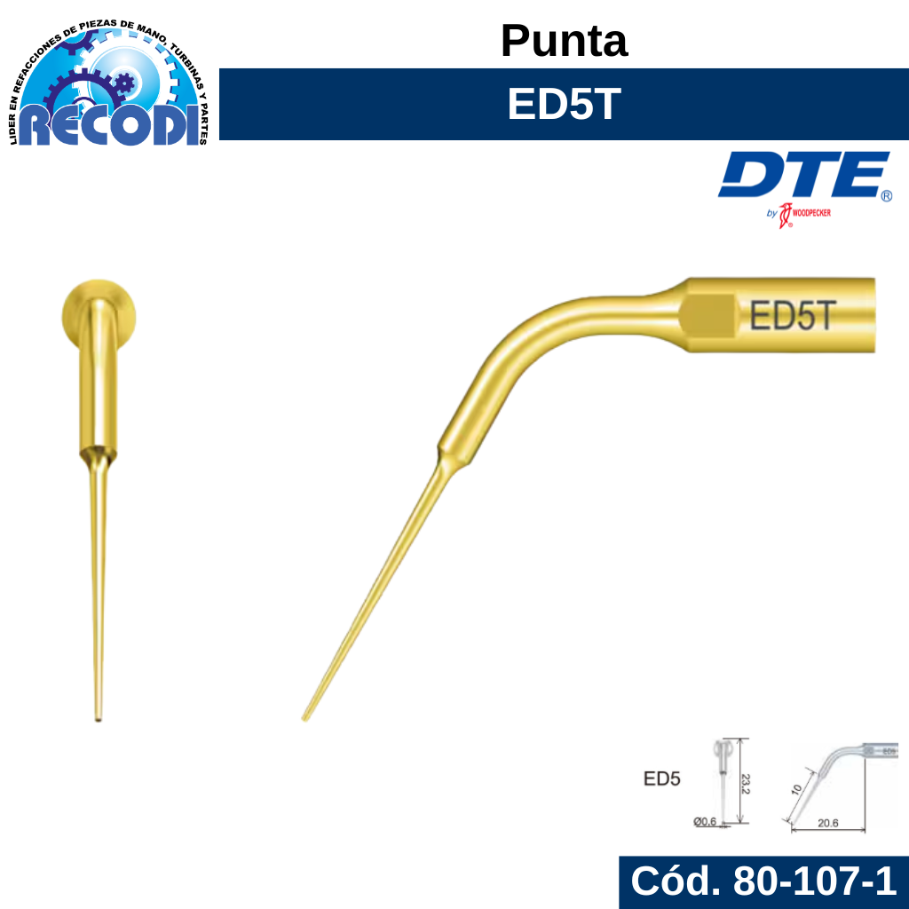 Punta escariador ED5T